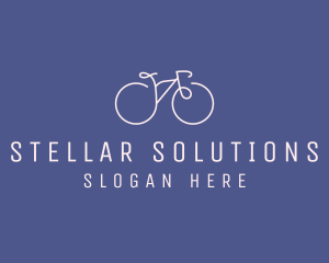 Minimalist Bicycle Bike logo design