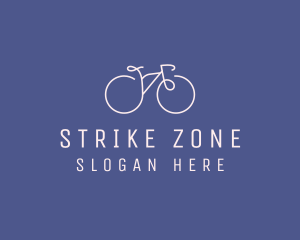 Minimalist Bicycle Bike logo design