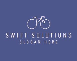 Minimalist Bicycle Bike logo design