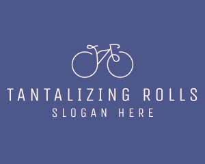 Minimalist Bicycle Bike logo design