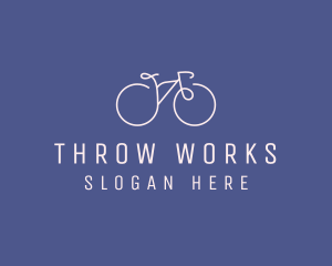 Minimalist Bicycle Bike logo design