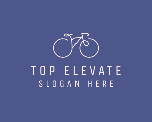 Minimalist Bicycle Bike logo design