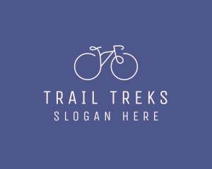 Minimalist Bicycle Bike logo design