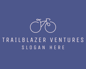 Minimalist Bicycle Bike logo design