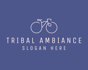 Minimalist Bicycle Bike logo design