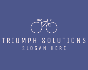 Minimalist Bicycle Bike logo design