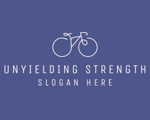 Minimalist Bicycle Bike logo design