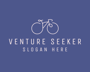 Minimalist Bicycle Bike logo design