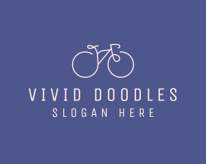 Minimalist Bicycle Bike logo design