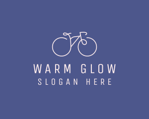 Minimalist Bicycle Bike logo design