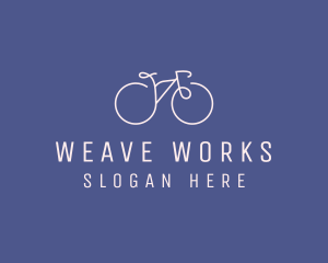 Minimalist Bicycle Bike logo design