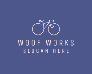 Minimalist Bicycle Bike logo design