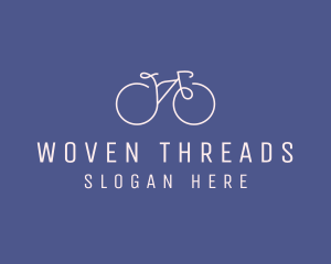 Minimalist Bicycle Bike logo design