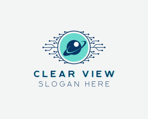  Digital Eye Orbit Security logo design