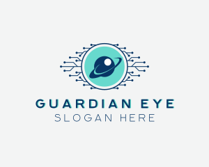  Digital Eye Orbit Security logo design