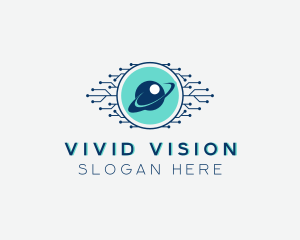  Digital Eye Orbit Security logo design