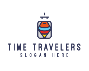 Tourist Travel Luggage  logo design