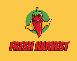 Super Spicy Pepper  logo design