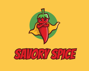 Super Spicy Pepper  logo design