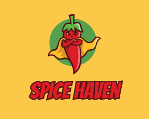 Super Spicy Pepper  logo design