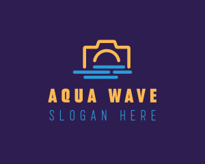 Underwater Camera Photography logo design