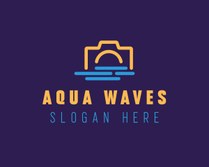 Underwater Camera Photography logo design