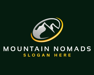 Outdoor Mountain Summit logo design