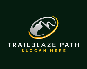 Outdoor Mountain Summit logo design