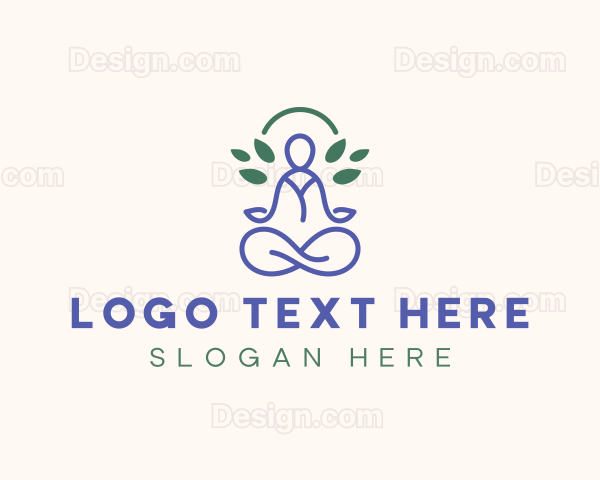 Therapy Meditation Yoga Logo