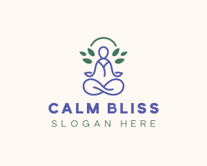 Therapy Meditation Yoga logo design