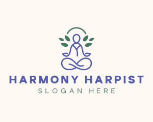 Therapy Meditation Yoga logo design