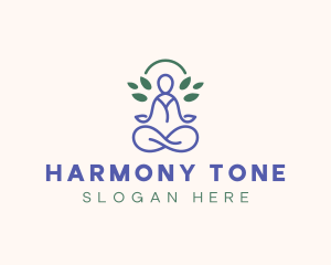 Therapy Meditation Yoga logo design