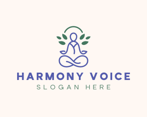 Therapy Meditation Yoga logo design