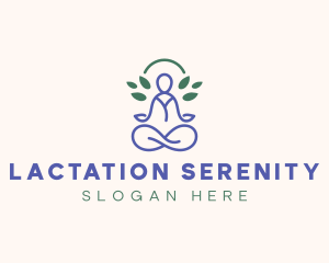 Therapy Meditation Yoga logo design