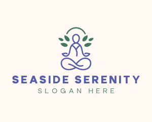 Therapy Meditation Yoga logo design