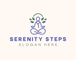 Therapy Meditation Yoga logo design