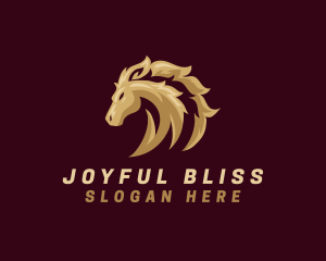 Equestrian Horse Animal logo design