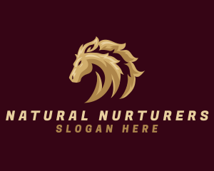 Equestrian Horse Animal logo design