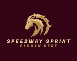 Equestrian Horse Animal logo design