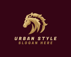 Equestrian Horse Animal logo design