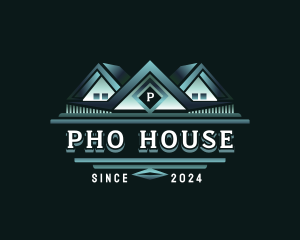 House Roofing Contractor logo design