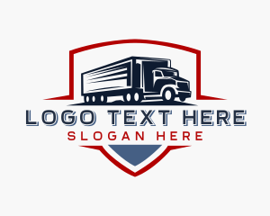 Delivery  Logistics Truck logo