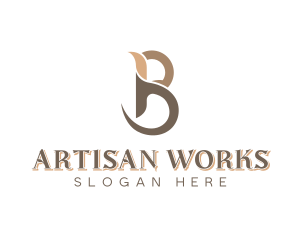 Artisanal Studio Letter B logo