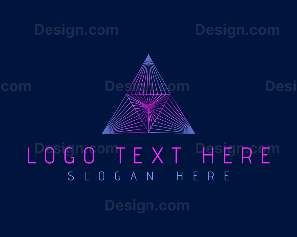 Pyramid Creative Triangle Logo