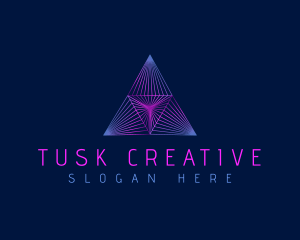 Pyramid Creative Triangle logo design