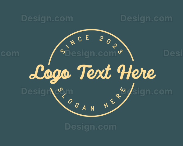 Retro Apparel Business Logo