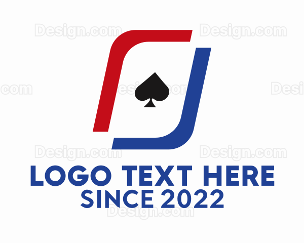 Casino Card Betting Game Logo