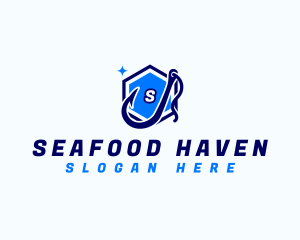 Fishing Hook Marine logo design