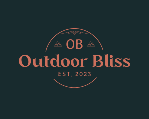 Outdoor Mountain Brand logo design