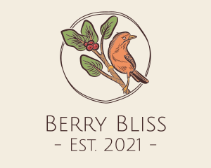 Wild Bird Berry Branch logo